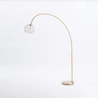 Overarching Acrylic Shade Floor Lamp | West Elm