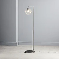 Sculptural Glass Faceted Floor Lamp | West Elm