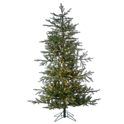 Pre-Lit Faux Portland Pine Green Christmas Tree | West Elm