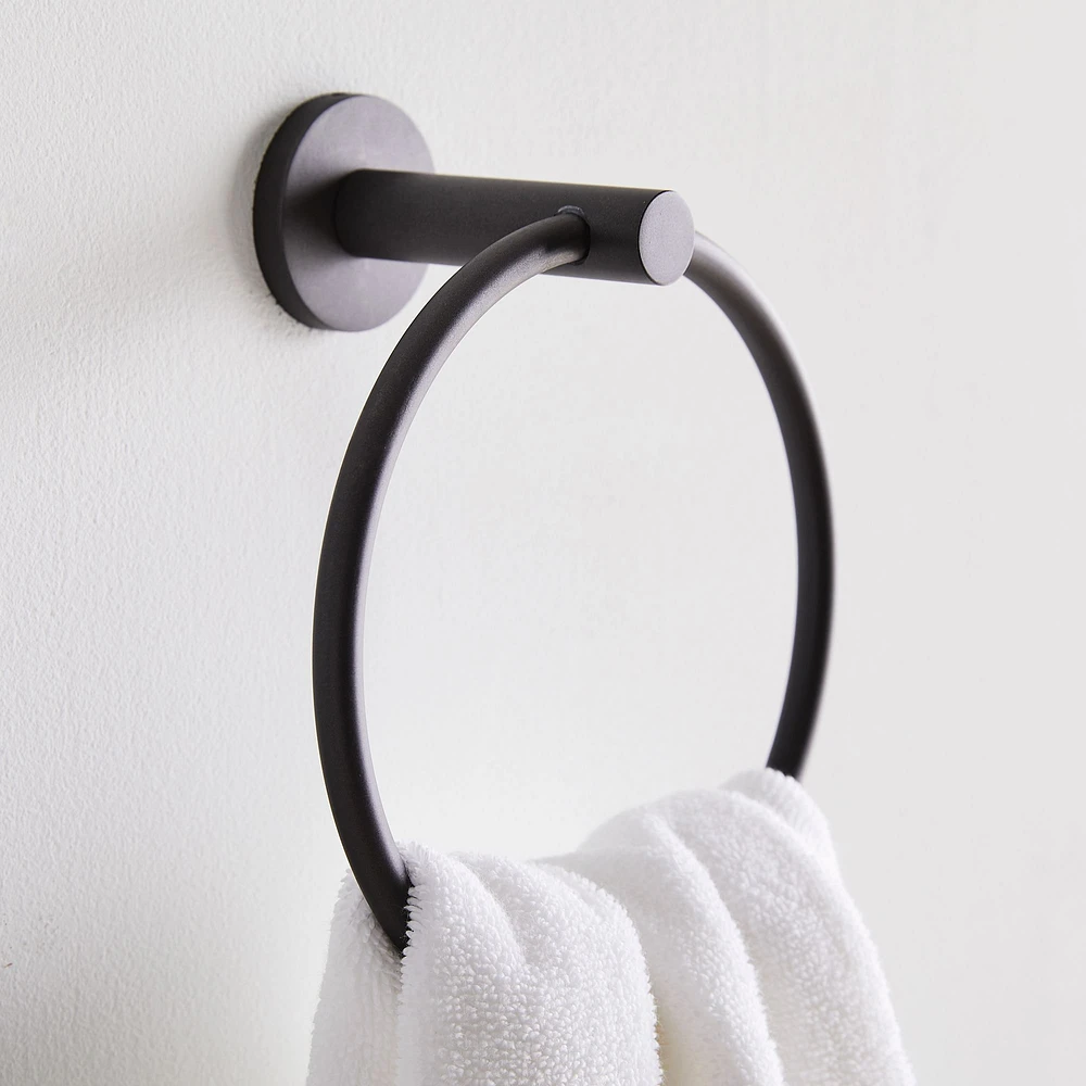 Modern Overhang Towel Ring | West Elm