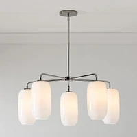 Sculptural 5-Light Pebble Chandelier | West Elm