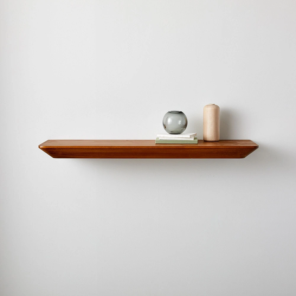 Slim Floating Wall Shelves (12"–48") | West Elm