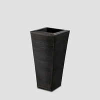 Lightweight Grooved Tapered Indoor/Outdoor Planters | West Elm