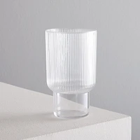 Fluted Acrylic Tall Drinking Glass Sets | West Elm