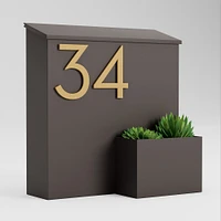 Post & Porch Customizable Greetings Wall Mounted Mailbox | West Elm