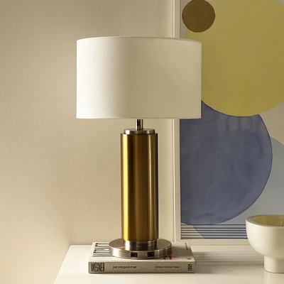 Pillar Table Lamp with USB Charger | West Elm
