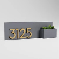 Post & Porch Customizable Vista View Address Planter | West Elm