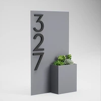 Post & Porch Customizable Curb Appeal Address Planter | West Elm