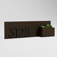 Post & Porch Customizable Vista View Address Planter | West Elm