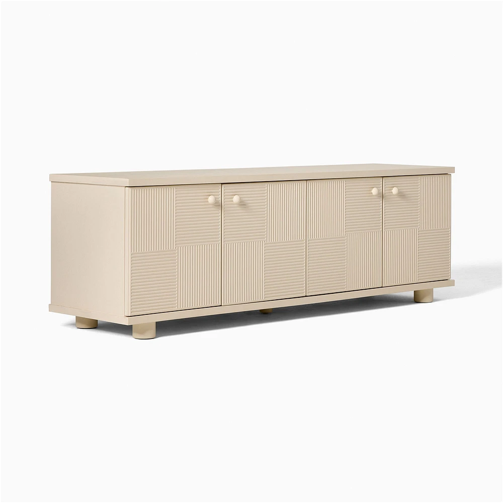 Hazel Pencil Reed Media Console (68") | West Elm