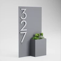 Post & Porch Customizable Curb Appeal Address Planter | West Elm