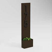 Post & Porch Customizable Standing Tall Address Planter | West Elm