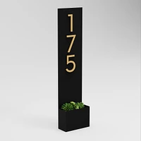 Post & Porch Customizable Standing Tall Address Planter | West Elm