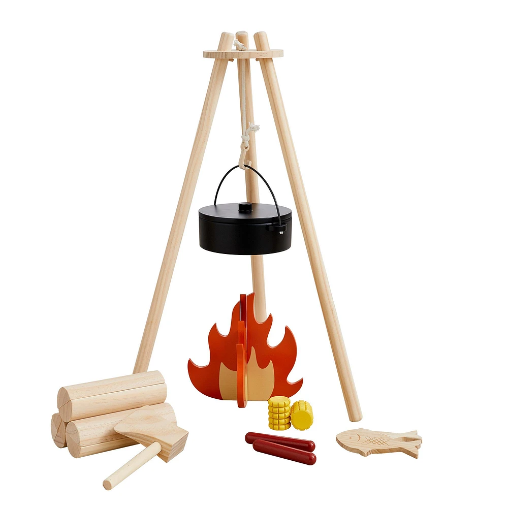 Wonder & Wise Home on the Range Toy Camping Set | West Elm