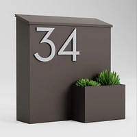 Post & Porch Customizable Greetings Wall Mounted Mailbox | West Elm