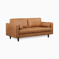 Dennes Leather Sofa (72"–88") | West Elm