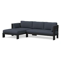 Caldera Aluminum Outdoor -Piece Chaise Sectional Cushion Covers | West Elm