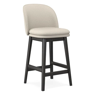 Wayne Swivel Armless Bar & Counter Stools | West Elm