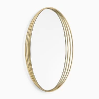 Zelda Metal Oval Wall Mirror | West Elm