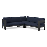 Caldera Aluminum Outdoor -Piece L-Shaped Sectional Cushion Covers | West Elm