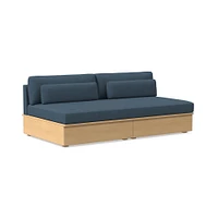 Harwood Armless Storage Sofa (75") | West Elm