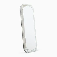 Faceted Emerald Cut Floor Mirror | West Elm