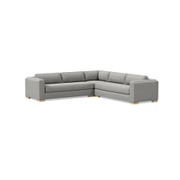 Nassau 3-Piece L-Shaped Sectional (117") | West Elm