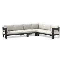 Caldera Aluminum Outdoor -Piece L-Shaped Sectional Cushion Covers | West Elm