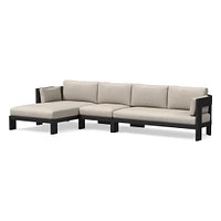 Caldera Aluminum Outdoor 3-Piece Chaise Sectional Cushion Covers | West Elm