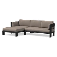 Caldera Aluminum Outdoor -Piece Chaise Sectional Cushion Covers | West Elm