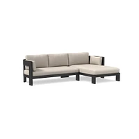 Caldera Aluminum Outdoor -Piece Chaise Sectional Cushion Covers | West Elm