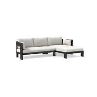 Caldera Aluminum Outdoor -Piece Chaise Sectional Cushion Covers | West Elm