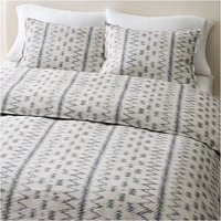 Watercolor Ikat Duvet Cover & Shams | West Elm