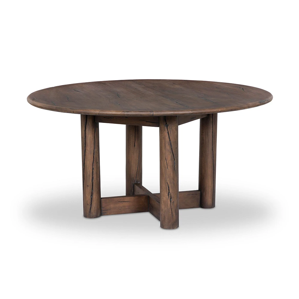 Haruko Round Dining Table (60") | West Elm