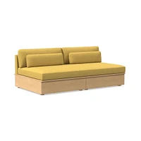 Harwood Armless Storage Sofa (75") | West Elm