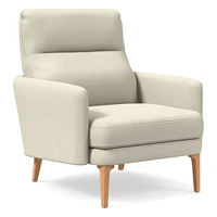 Auburn Leather High-Back Chair | West Elm