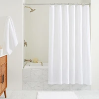 Plush Waffle Shower Curtain | West Elm