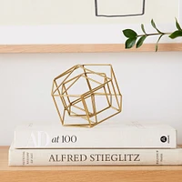 Wire Polished Brass Metal Object | West Elm