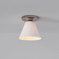 Sculptural Cone Flush Mount | West Elm