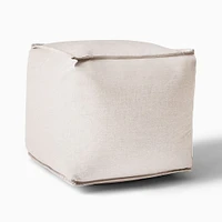 Sunbrella® Indoor/Outdoor Cast Pouf | West Elm