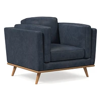 Zander Leather Chair | West Elm