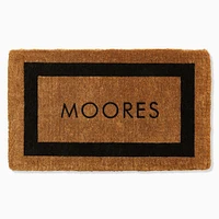 Coco Coir Monogram Doormat | West Elm