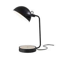 Dome Shade Charging Table Lamp | Modern Light Fixtures West Elm