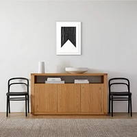 Triangle Black Framed Wall Art by The Holly Collective | West Elm