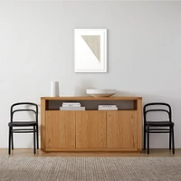 Angle II Taupe Framed Wall Art by The Holly Collective | West Elm