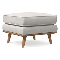 Zander Ottoman | West Elm