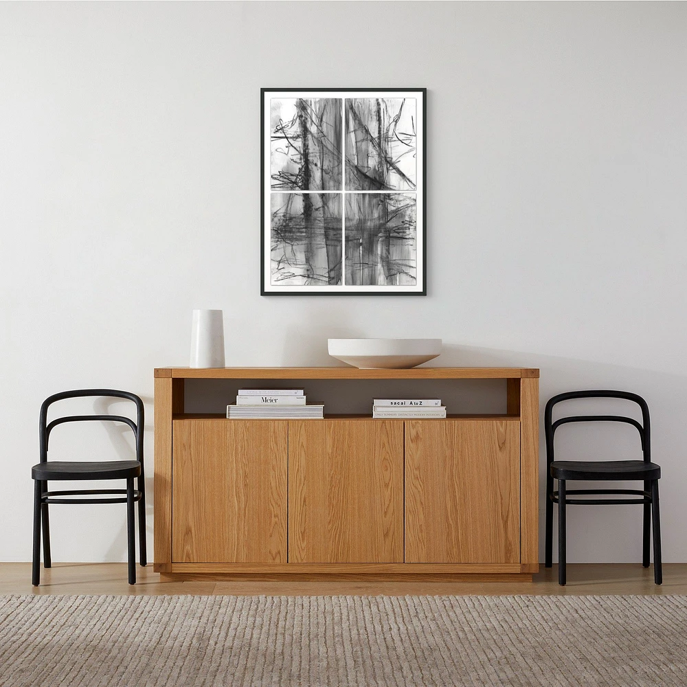 Urban Charcoal Framed Wall Art | West Elm