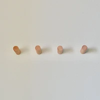 Modern Home by Bellver Wooden Peg Wall Hooks - Set of 4 | West Elm