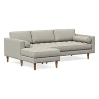 Dennes 2 Piece Chaise Sectional | Sofa With West Elm