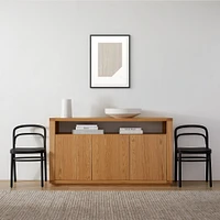 Angles Taupe Framed Wall Art by The Holly Collective | West Elm